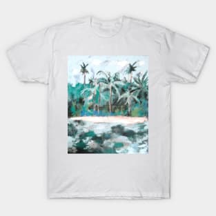 Blue palms T-Shirt